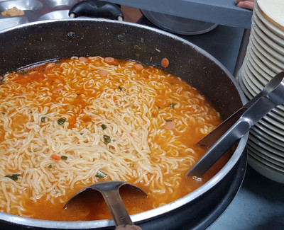 오늘의 특식 라면