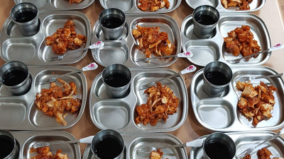 오늘의 간식#양념통닭#