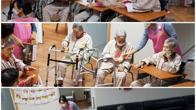 탁구공 숟가락으로 옮기기