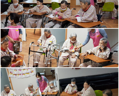탁구공 숟가락으로 옮기기