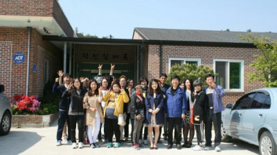 고구려대학교 사회복지학과생들 요양시설방문