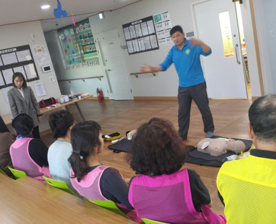 심폐소생술 및 응급처지 교육 실시~