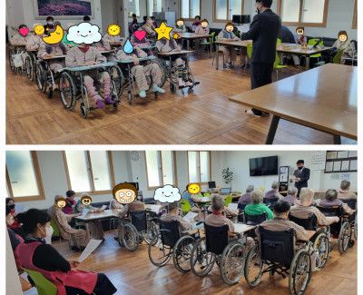 2025년 2월 28일 인지기능 향상 프로그램-젠가쌓기, 종교활동 프로그램